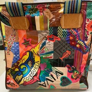 Retired print consuela tote